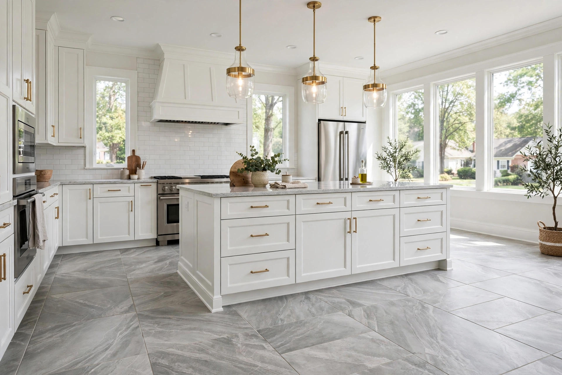Luxury Vinyl Tile Installation —  Luxury Vinyl Tile Installation in Fairwood by Bowie LVT Flooring Company