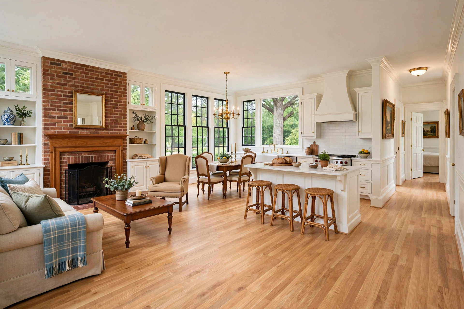 After photo,  Whole Home LVT Flooring in Belair, by Bowie LVT Flooring Company